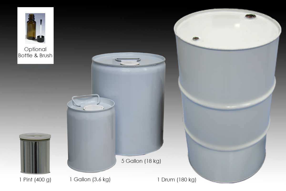 Example packaging. <br>
Packaging may vary based on rheology and material type. <br>
Please contact for more information.