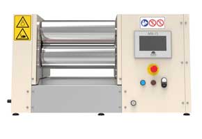 Front View - Full Access Bench Top Electric Roll Mill - CE Certification